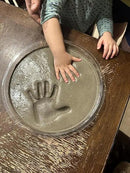 Large DIY Stepping Stone Kit, Handprint Stepping Stone, Mother's Day Gift, Footprint Stepping Stone (10 Inch + Stamp Set) by CozyNest Decor