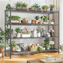 REIBII 2560LBS Storage Shelves 55.5"W Metal Shelving Unit 4 Tier Wire Shelving Commercial Adjustable Garage Shelving Heavy Duty for Storage Rack for Pantry, Garage, Kitchen, 55.5"W x 18"D x 55.5"H by CozyNest Decor