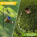 Solar Watering Can Outdoor Lights Garden Decor,Hummingbird Hanging Lantern Waterproof Landscape Lights Outside Decoration for Yard Porch Patio Pathway Gardening Gifts(with 32 inch Shepherd Hook) by GreenHaven Gardens