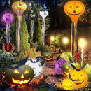 48 Pieces Halloween Decorations Paper Lanterns Pumpkin Skeleton Paper Lanterns 3D Bat Wall Stickers Spider Wall Hanging for Halloween Party Garden Bedroom Cobwebs Indoor Outdoor, 12 Inch and 8 Inch by GreenHaven Gardens