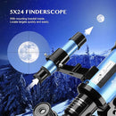 AOMEKIE Telescopes,70mm Aperture 300mm Table Tripod, Astronomical for Beginners,2 Eyepieces 150X with Smartphone Adapter Moon Filter 3X Barlow by TinyTreasures Baby Boutique