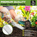 WORKPRO Hand Weeder Puller, 5-in-1 Stainless Steel Garden Trowel with Wooden Handle,Gardening Weeding Tool for Easy Weeder Removal, Planting, Weeding, Flower & Vegetable Care in Garden Lawn Yard by GreenHaven Gardens
