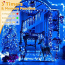 Ollny Christmas Lights Outdoor 800LED 262FT, Blue Plug in Fairy Lights with Remote, 8 Modes Waterproof Timers Dimmable LED String Lights for Indoor House Outside Bedroom Patio Balcony by GreenHaven Gardens