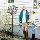 Wind Spinners Outdoor for Yard and Garden, Metal Large Wind Spinner & Sculptures 84 Inch, Garden Spinner Windmills for Yard Decor Gifts for Family Friends by CozyNest Decor