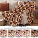 CASAAGUSTO Boho Sherpa Blanket, Aztec Twin Blanket,Ultra Soft, Warm, Cozy, Plush, Thick Fleece Throw Blanket for Couch, Bed, Sofa (Terracotta 60 * 80 Inch) by CozyNest Decor