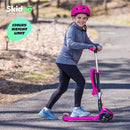SKIDEE Kick Scooters for Kids Ages 3-5, Adjustable Height Foldable Scooter with Removable Seat, 3 LED Light Wheels, Rear Brake, Wide Standing Board, Suitable Up to 12 Year Old Boys/Girls by TinyTreasures Baby Boutique