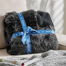 Bedsure GentleSoft Fluffy Black Blanket Cozy Gifts for Men, Black Home Decor Soft Fuzzy Plush Thick Warm Sherpa Fleece Faux Fur Throw Blanket for Couch Bed, Living Room College Dorm Decor, 50x60 by CozyNest Decor