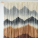 Macrame Wall Hanging Mountain Wall Art Dip-Dyed Macrame Wall Decor Modern Wall Decor Fiber Wall Art Craftsmanship 57" Wx35"L by CozyNest Decor
