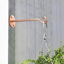 Monarch Abode Wall Mount Plant Hook Premium Metal Decorative Hanging Bracket for Plants Bird Feeders Planters Home Decor, Heavy Duty, 7.5 inch, Set of 2, Brushed Copper Finish by GreenHaven Gardens