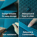 Foldable Yoga Exercise Mat – Lightweight, Anti-Slip, and Easy to Store for Yoga, Pilates, Home Workouts, and Floor Exercises by TinyTreasures Baby Boutique