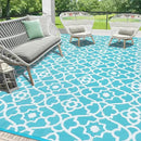 HEBE Outdoor Rug Waterproof 9x18, Plastic Straw Rug Camping Rug, Reversible Outdoor Patio Rugs RV Mat Clearance, Indoor Outside Floor Carpet for Porch,Deck,Camper,Balcony,Backyard by GreenHaven Gardens