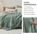 Bedsure GentleSoft Fluffy Sage Green King Size Blanket for Bed, Thick Soft Sherpa Faux Fur Fleece Bedding Fuzzy Plush Winter Warm Heavy Big Large King Blanket, Cozy Green Gifts for Men Women, 108x90 by CozyNest Decor