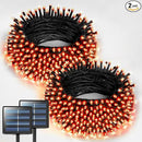 JMEXSUSS 2 Pack Orange Solar Halloween Lights, Total 400 LED 151FT Solar String Lights Outdoor Waterproof, 8 Modes Halloween Lights for Outside Tree Patio Yard Garden Halloween Decorations by GreenHaven Gardens