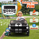 24V 2 Seater Ride on Toys, Licensed Shelby Cobra Kids Power Car Wheeler Ride On Toy w/ 2WD/4WD Switchable, Remote Control, 19" Spacious Seat, 4 Spring Suspension, Music, Bluetooth by TinyTreasures Baby Boutique