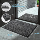 Yimobra Welcome Mat Outdoor, 36x24 Waterproof Door Mat Outside Entrance, All-Weather Non Slip Front Door Mat, Low-Profile Entryway Mat Indoor, Porch and Patio, Grey by CozyNest Decor