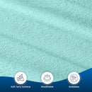 Utopia Bedding Waterproof Mattress Protector King Size, Premium Terry Mattress Cover 200 GSM, Breathable, Fitted Style with Stretchable Pockets (Spa Blue) by TinyTreasures Baby Boutique