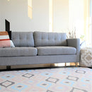 Cushmat Stylish Reversible Foam Play Mat (Large, Luxe NAT - Sage Grey Star) - Soft, Waterproof, Durable Play mat for Infants, Babies, Toddler, Kids & Grownup - 6.5ft x 4.5ft by TinyTreasures Baby Boutique