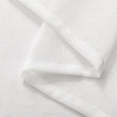 Joydeco Sheer Curtains 72 Inches Long, White Curtains for Living Room 2 Panels Set, Window Curtains Privacy Assured with Light Filtering(W52 x L72 Inch,Pure White) by CozyNest Decor