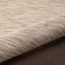 Nourison Positano Indoor-Outdoor Beige 9' x 12' Area Rug, Easy Cleaning, Non Shedding, Bed Room, Living Room, Dining Room, Backyard, Deck, Patio (9x12) by CozyNest Decor