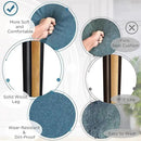 Yaheetech Mid-Century Accent Chairs, Modern Upholstered Living Room Chair, Cozy Armchair Button Tufted Back and Wood Legs for Bedroom/Office/Cafe, Navy Blue by CozyNest Decor