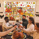 9 Sheets Thanksgiving Window Clings, 115PCS Thanksgiving Decorations Window Stickers, Turkey Decal Stickers with Cute Cones Nuts Maple Leaves Patterns for Fall Harvest Decorations Decor Accessories by CozyNest Decor