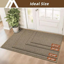 COSY HOMEER-Door-Mat 32"x48" Non Slip Absorbent Entryway Rugs Dirt Trapper Doormats Washable Entrance Mats Low Pile Welcome Floor Mat for Front Back Door and Entry Mats,Taupe by CozyNest Decor