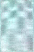 Mad Mats Geometric Outdoor Rug, Reversible Plastic Mat (6' x 9', Basket Weave - Sand/Aqua) by GreenHaven Gardens