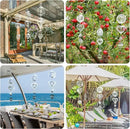 Bird Deterrents for Outside, Reflective 3D Stainless Steel Wind Spinners, Garden Decor, Bird Scare Devices to Keep Woodpeckers, Pigeons Away from Your House, Patio, Orchards by GreenHaven Gardens