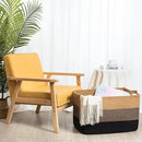 MINTWOOD Design 22in Extra Large Blanket Basket Holder for Living Room, Rectangle Rope Woven Storage Bin with Handles for Laundry, Pool Towels, and Shoes, Dog Toy Box Organizer, Black Jute by GreenHaven Gardens