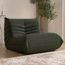 Bean Bag Chair, Fireside Chair Bean Bag Sofa Large Bean Bag Chair for Adults, Bean Bag Chairs for Teens with High Density Comfortable Foam, Memory Foam Bean Bag for Living Room, Bedroom (Green) by CozyNest Decor