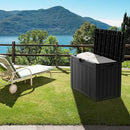 45 Gallon Outdoor Storage Box Waterproof Lockable Resin Deck Box Large, Patio Storage Bin for Pool Accessories Cushion Furniture, Garden Tools, UV-Resistant Outside Delivery Black by CozyNest Decor
