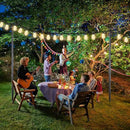Outdoor String Light Poles, 9FT Metal Patio Light Poles Post for Outside with Fork for Outside Hanging Backyard Garden, Deck Lighting Stand for Parties, Wedding, Halloween Party Decor -2Pack by GreenHaven Gardens
