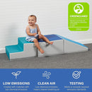 Factory Direct Partners 11618-CTNV SoftScape Toddler Playtime Climber, Indoor Active Play Structure (3-Piece Set) - Contemporary/Navy by TinyTreasures Baby Boutique
