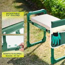 Saker Garden Kneeler and Seat Foldable Gardening Stool with Extendable Legs & Thickened Pad, Tool/Storage Bag, Heavy Duty Support for Elderly, Gardening, Outdoor Use by GreenHaven Gardens