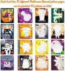 90shine 4PCS Halloween Crafts for Kids Ages 4-8 Sticker Books Gift Party Favors Create 40 Pictures by TinyTreasures Baby Boutique