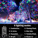 KNONEW Outdoor Christmas Lights 300 LED 99ft String Lights 8 Modes & Time Memory Fairy Light Plug in Waterproof LED String Lights for Xmas Yard Tree Wedding(Multicolor) by GreenHaven Gardens