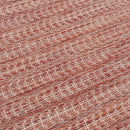 Adiva Rugs Outdoor Indoor Area Rug, Weather Resistant, Easy to Clean, Stain Resistant Floor Mat for Dining Room, Backyard, Deck, Patio (Copper Weiss, 6' x 9')