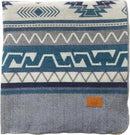 Off the Grid Inca Aztec Throw Blanket | Southwest Indian Navajo Boho Style | Native Woven Western Cover for Camping, Bedding, Couch (King, Condor Gray) by CozyNest Decor