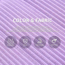 Bean Bag Chairs for Adults Giant Bean Bag Chair Memory Foam BeanBag Chair Big Bean Bag Sofa with Filler Faux Fur Fireside Beanbags Lazy Sofa for Living Room Bedroom Dorm Office (Purple Corduroy) by CozyNest Decor