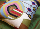 Hundertwasser Modern Pillow Cover Contemporary Pillowcase Outdoor Abstract Couch Accent Throw Pillowsham Mid Century Chair Cushions Handmade Wool Size 18x18 by CozyNest Decor