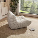 Bean Bag Chair, Oversized Bean Bag Chair for living Room, Fireside Chair for adults with Memory Foam Filled, Big Accent Sofa Lounge Floor Sofa for Gaming, Reading, Relax, No Assembly Required. (Beige) by CozyNest Decor