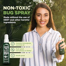 Insect & Mosquito Repellent, DEET-Free Naturally Derived Formula, Kid and Pet Friendly, Made in The USA, 4 Ounce Spray Bottle by TinyTreasures Baby Boutique