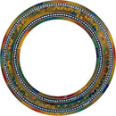 Mosaic Mirror, Wall Art Décor – Handcrafted Decorative Wall Mirror, Autumn Green, Deep Blue, and Brown Round Mosaic by CozyNest Decor