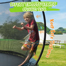 Gigu 10FT 12FT 14FT Recreational Trampolines with Enclosure Net and Ladder and Anti-Rust Coating, ASTM Approved Trampoline Outdoor for Kids and Adults Outdoor Yard Trampolines by TinyTreasures Baby Boutique