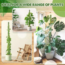 Duspro Green Stackable Mesh Moss Pole for Plants Climbing Vine Supporting Monstera Trellis, for Indoor Plants Extendable Plant Pole Moss Sticks, for Potted Plant Stakes 4Pack 71'' by GreenHaven Gardens