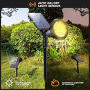 Solar Spot Lights Outdoor, 21 LEDs Solar Landscape Lights Auto On/Off with 3 Modes, IP67 Waterproof Solar Yard Spotlight Wall Lights, 2-in-1 Solar Outdoor Lights for Garden, Pathway, Pool by GreenHaven Gardens