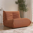 Bean Bag Chair, Fireside Chair Bean Bag Sofa Large Bean Bag Chair for Adults, Bean Bag Chairs for Teens with High Density Comfortable Foam, Memory Foam Bean Bag for Living Room, Bedroom (Orange) by CozyNest Decor