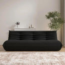 Big Bean Bag Chairs for Adults, 3 Seater Large Bean Bag Chair Sofa, Fireside Chair Lazy Sofa Chair with High Density Comfortable Foam, Modern Bean Bag for Living Room, Bedroom, Office (Black) by CozyNest Decor