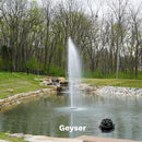HALF OFF PONDS Floating Fountain – 1.75 HP Pond Aerator with 200' Cord – 14,800 GPH Water Pump – 11 Spray Patterns - Energy-Efficient – for Large Ponds, Lakes & Water Gardens by GreenHaven Gardens