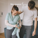 Boba Baby Wrap Carrier - Original Baby Carrier Wrap Sling for Newborns - Baby Wearing Essentials - Newborn Wrap Swaddle Holder, Newborn to Toddler Infant Sling (Serenity Sea Mist) by TinyTreasures Baby Boutique